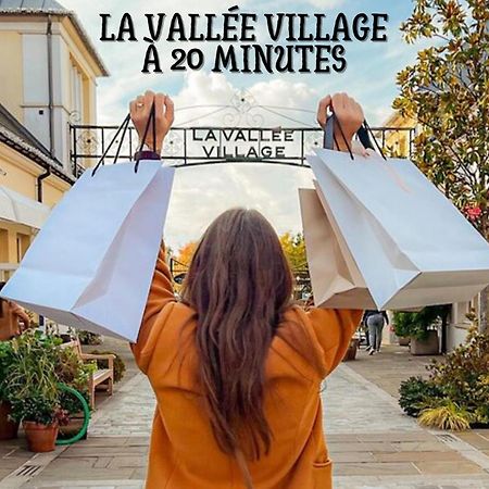 Calme Absolu, Terrasse Et Parking Entre Paris Et Disney Vaires-sur-Marne Exteriör bild