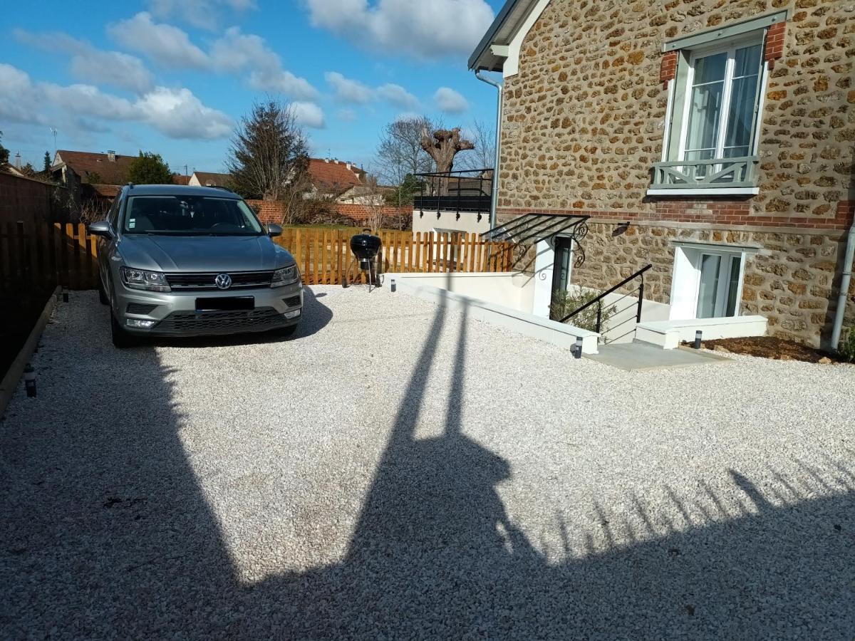 Calme Absolu, Terrasse Et Parking Entre Paris Et Disney Vaires-sur-Marne Exteriör bild