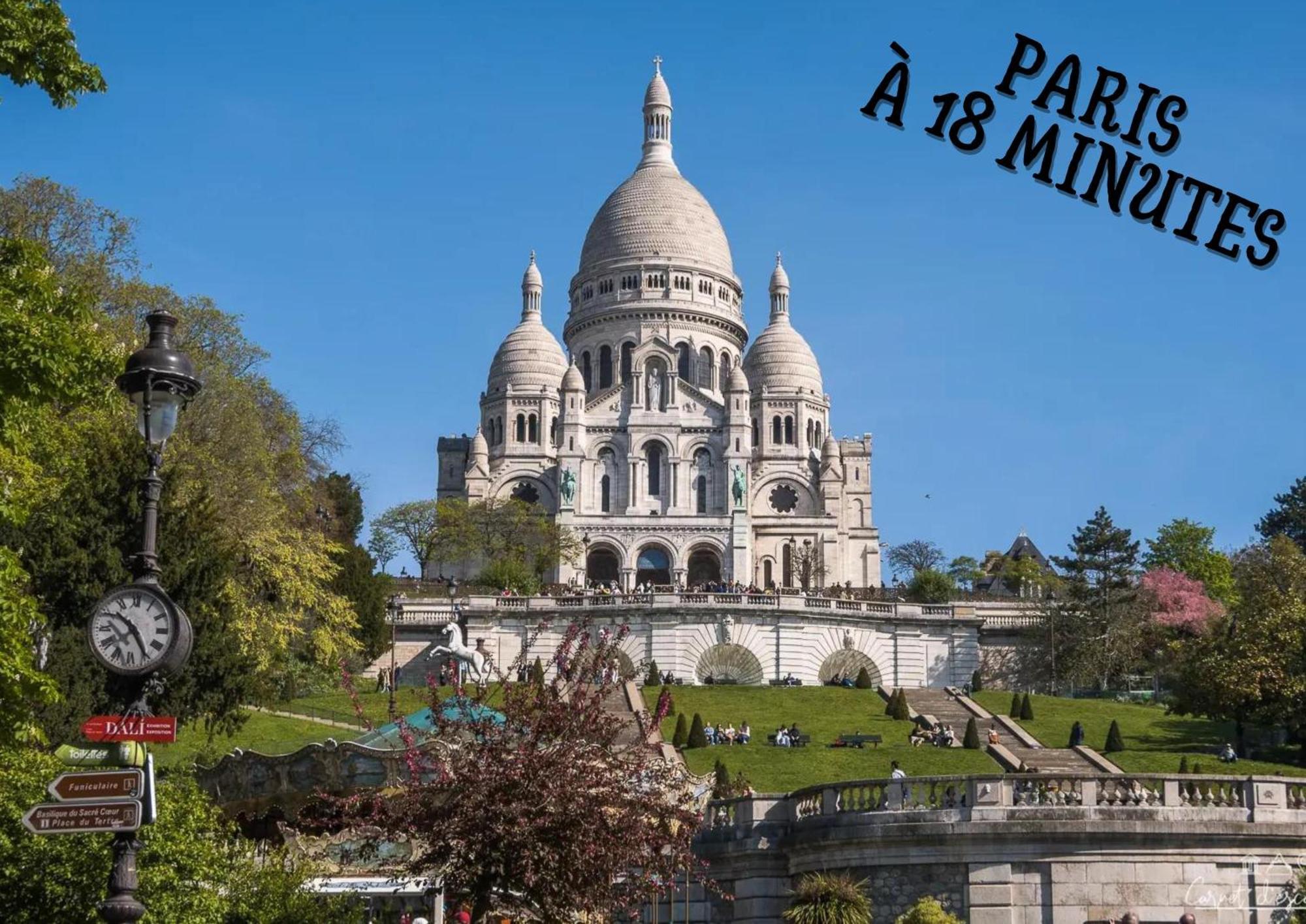 Calme Absolu, Terrasse Et Parking Entre Paris Et Disney Vaires-sur-Marne Exteriör bild